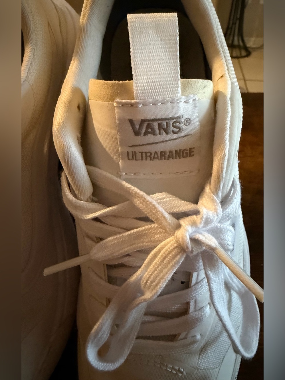 Vans UltraRange All White Breathable Mesh Lightweight Sneakers Unisex - Picture 5 of 9